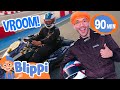 Blippi Vs Blippi Go Kart Adventure ️ Vehicles For Kids Educational Videos For Kids