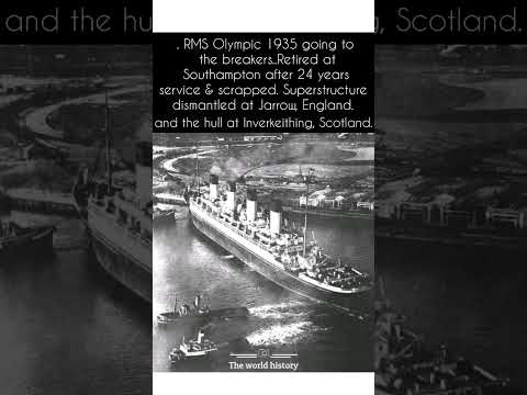 RMS Olympic 1935 going to the breakers.. #scotlandhistory  #englandhistory#trendingreels #viralreels