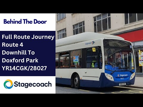 Behind The Door: Route 4 | YR14CGK/28027 - Stagecoach North East: Scania K270UB/ADL Enviro 300NG