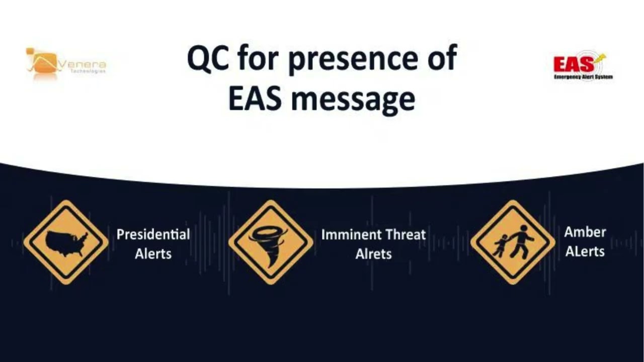 Audio Blog - QC for Presence of Emergency Alert System (EAS) Message #QC #mediaqualitycontrol