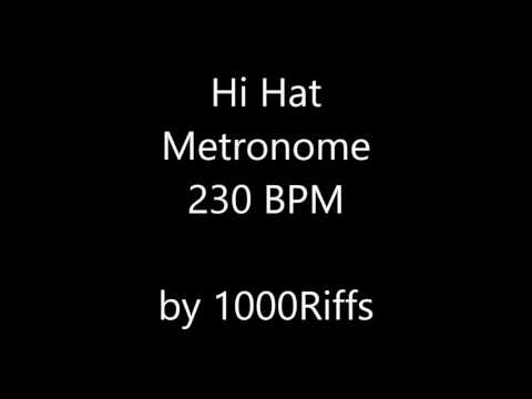 Hi Hat Metronome 230 BPM
