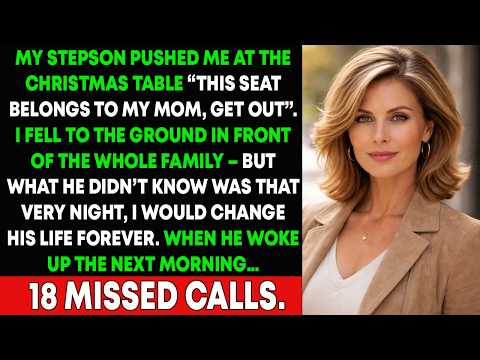 My Stepson Told Me to Get Out at Christmas Dinner — He Didn’t Expect What Happened Next