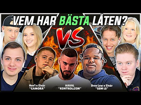 VEM HAR BÄSTA LÅTEN? (Dree Low ft Einár, Haval, Hov1 ft Einár) | Swedish Rap Reaction | #29