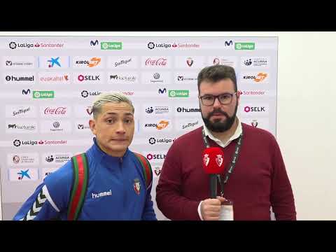 Declaraciones de jugadores de Osasuna en la zona mixta
