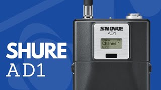 Video thumbnail for Shure AD1 Transmitter Basic Overview with Ross Hornbuckle by Trew Audio