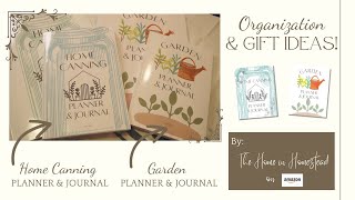 How I Stay Organized with Home Canning & Planning My Garden! | Canning & Garden Planner & Journals!
