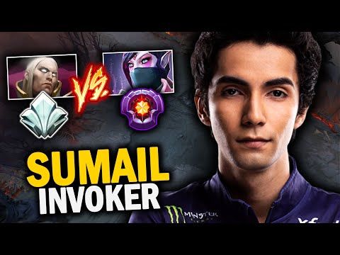 EPIC SUMAIL INVOKER vs MASTER TIER TEMPLAR ASSASSIN MID - AMAZING LANING PHASE | Dota 2 Invoker