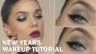 New Years Makeup (with subs) - Linda Hallberg Makeup Tutorials