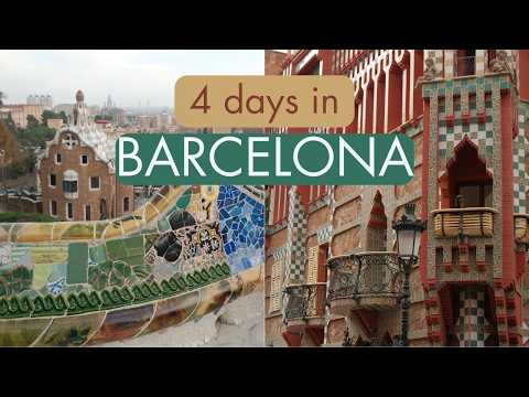 Barcelona vlog: Parc Guell, Gothic Quarter, Casa Vicens