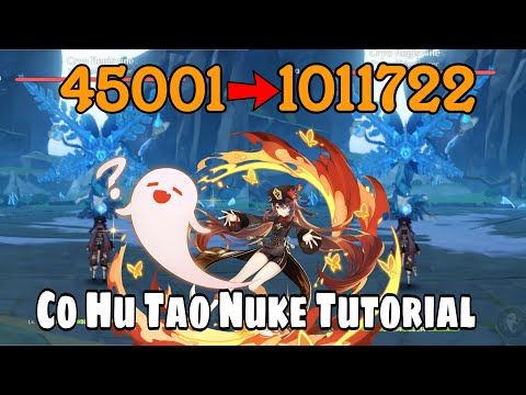 C0 Hu Tao 1.1M Nuke Tutorial [Genshin Impact]
