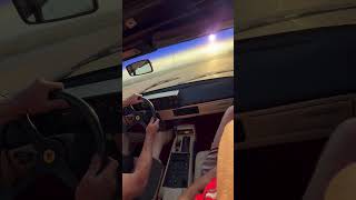 Euro 1985 Ferrari Mondial Quattrovalvole Cabriolet Driving