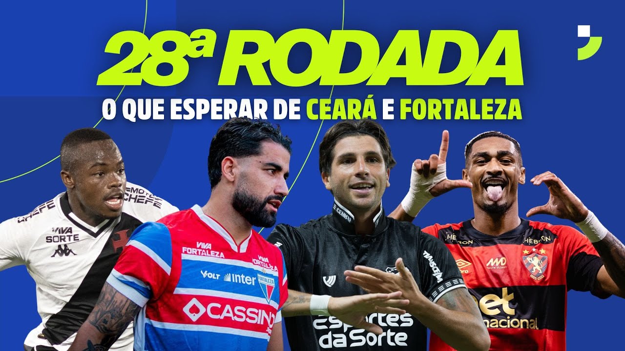 Imagem da notícia Rodada decisiva: Ceará e Fortaleza em jogos cruciais na 28ª rodada da Série A; VÍDEO