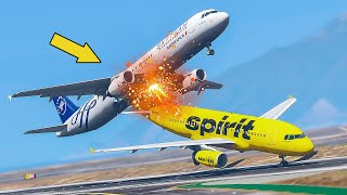 Pilot Destroyed the Plane and Killed 100 People | Deadliest Plane Collision in GTA 5