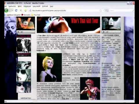 Madonna Hungarian Fan Site (Commercial 2010-2011)