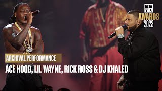 Ace Hood, Wayne, Rick Ross &amp; DJ Khaled Bring The Heat To The &quot;Hustle Hard&quot; Remix! | BET Awards &#39;23