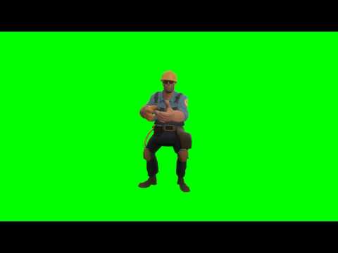 Engineer Primary Taunt [Green Screen]