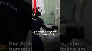 Por 30 dólares a hora, robôs humanoides fazem faxina em casas na Calif