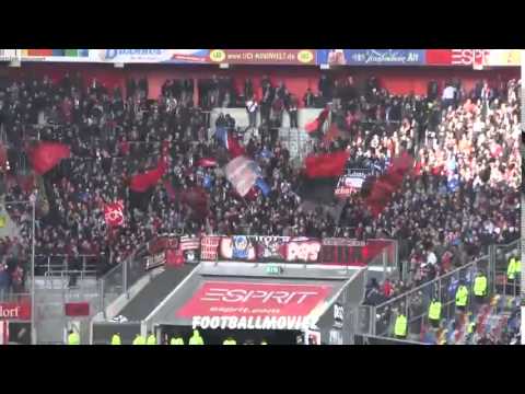 Nürnberg Fans in Düsseldorf (Fortuna Düsseldorf - 1.FC Nürnberg 22.02.15)