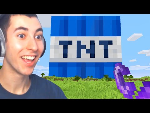 Insane Minecraft TNT Mod: Biotic TNT Destroys Everything!