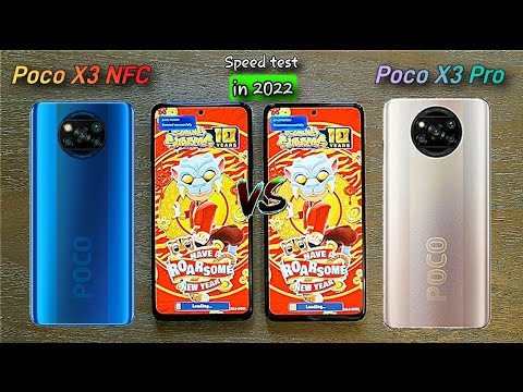 Xiaomi Poco X3 NFC vs Poco X3 Pro speed test. Specs comparison / speakers test.
