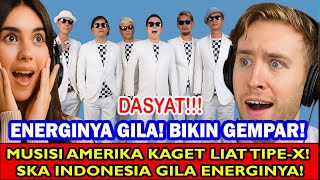 Download lagu TIPE-X BIKIN MUSISI AMERIKA MERINDING! SKA INDONESIA WORLD CLASS 😯🎺 | REACTION mp3