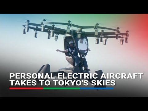 Personal electric aircraft takes to Tokyo's skies