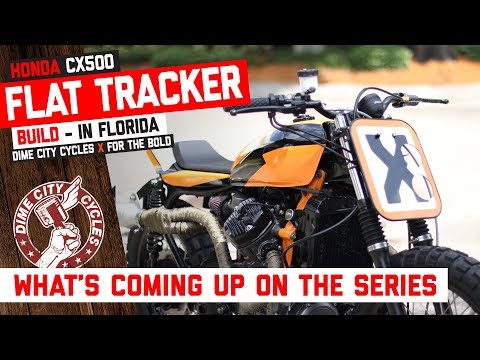 What's to come on the Honda CX500 Tracker build (and sneak peek) at Dime City Cycles