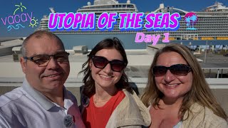 Embarkation Day on Utopia of the Seas! Let the Adventure Begin!