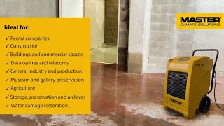 Master DHP55 Industrial Dehumidifier With Pump video thumbnail