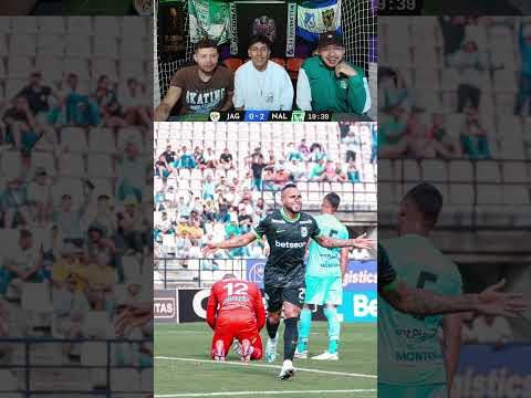 REACCIÓN AL GOL DE SARMIENTO #nacional #fpc #futbol #threeman #jaguares