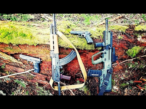 Ak47 vs Tavor X95/ Sig Sauer p226 mk25 vs cz75