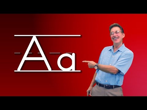 Letter A  Alphabet Song for Kids  Let's Learn About The Alphabet  Phonics Song  Jack Hartmann