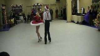 Robyn & Dennis dance Christmas Jive- Santa Claus is Coming on a Boogie Woogie Choo Choo Train