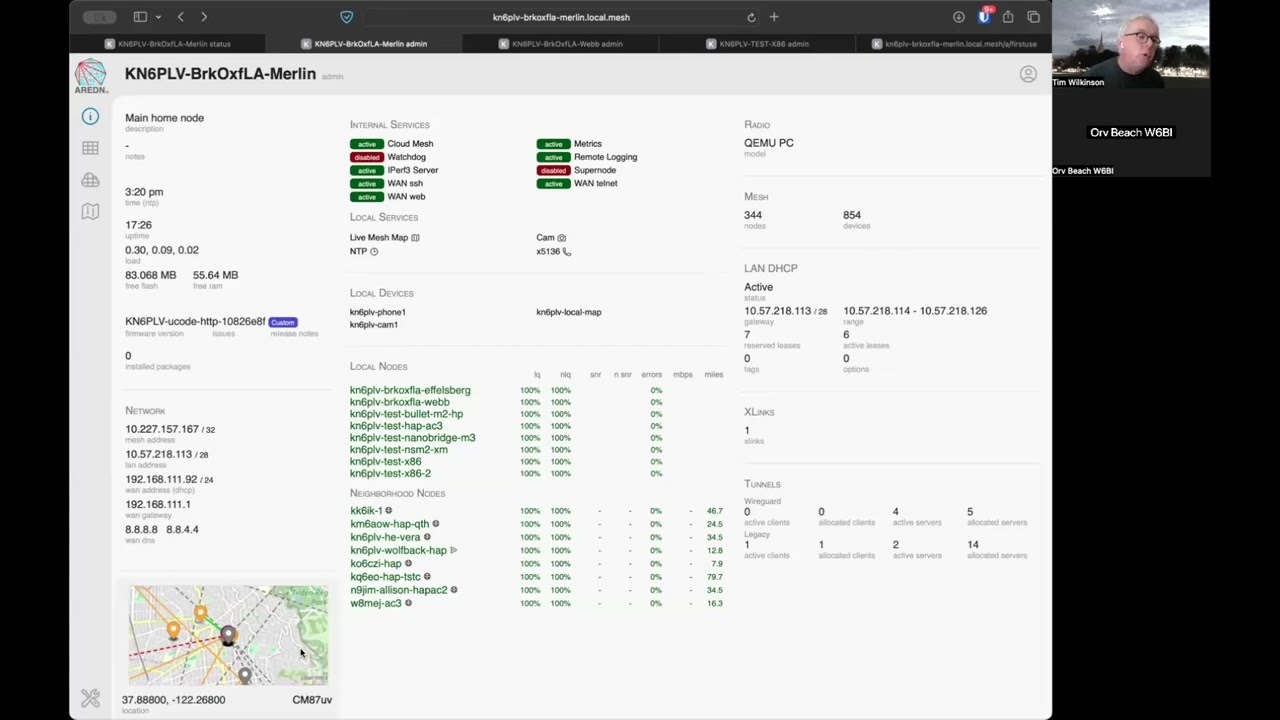 AREDN Software's New UI - An Overview
