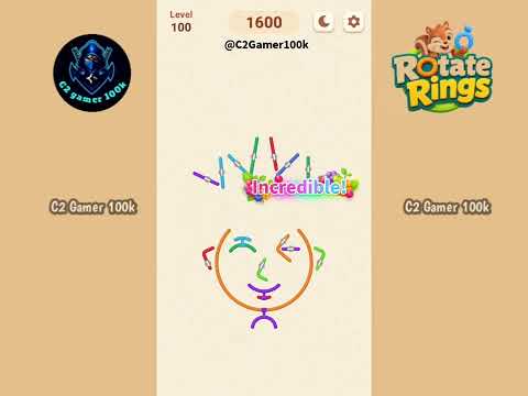 Rotate Rings level 100 walkthrough Gameplay easy Solution