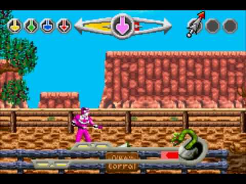 power rangers time force game boy color passwords