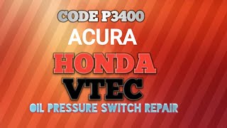 Honda and Acura trouble code p3400 diagnostic and repair