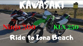 Download lagu Kawasaki Ninja 300 Custom // 2019 Kawasaki KLX 250 // Ride to Iona Beach with Christian Aparicio mp3