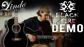 Video thumbnail for Lindo Black Fire Electro Acoustic Guitar Playthrough and Demo by Lindo Guitars