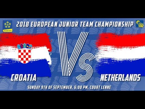Croatia (Ban / Sadaić) vs Netherlands (Duijs / Linders) -D3M5-European Jnr. Team C’ships 2018