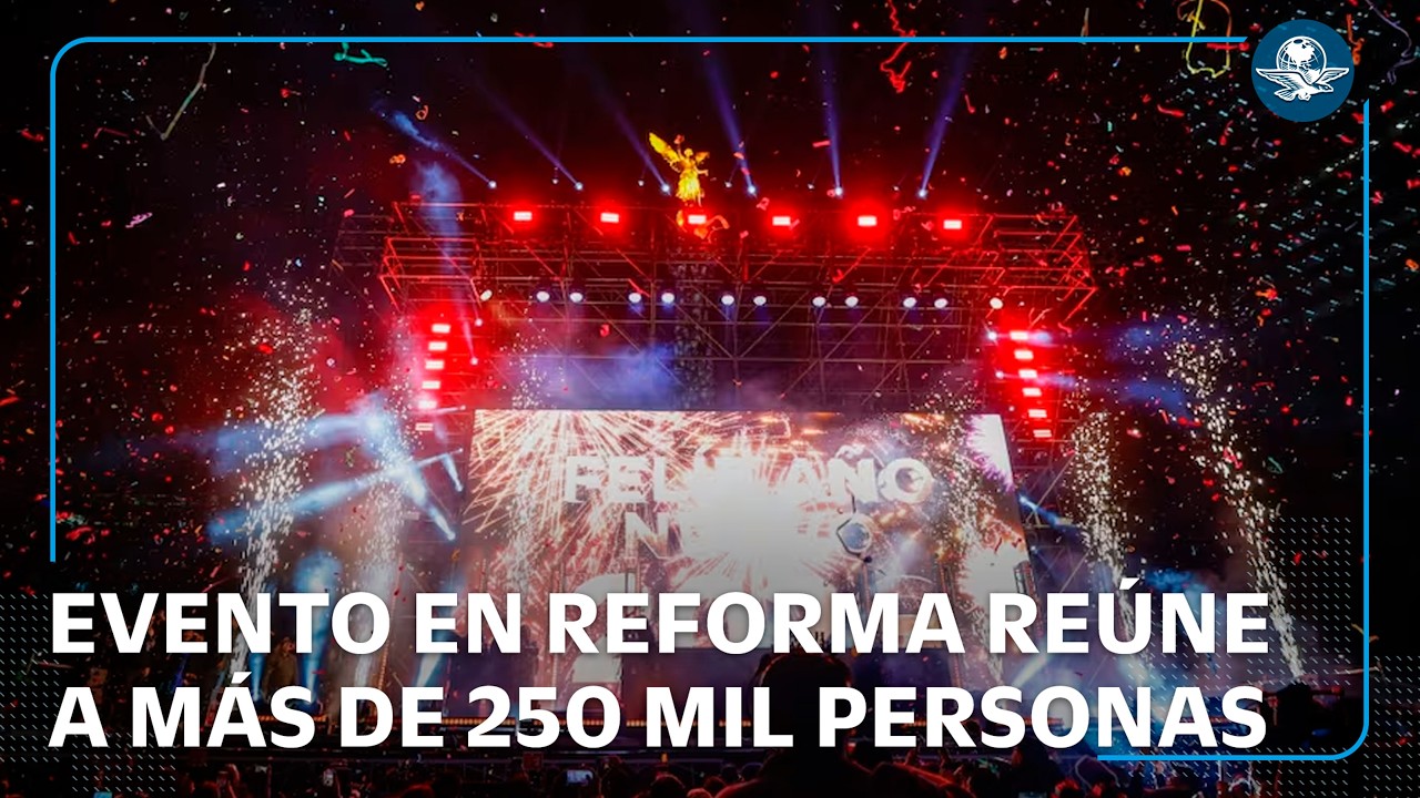 CDMX recibe 2026 con música electrónica y mensaje de Clara Brugada