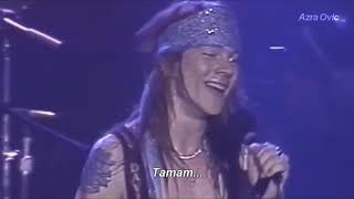 Guns N&#39; Roses - Knockin&#39; On Heaven&#39;s Door 1988 (Türkçe Çeviri)