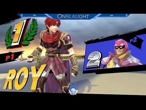 Onslaught 97 - Winner's Round 1: Zoo (Roy) vs Jun (Captain Falcon)