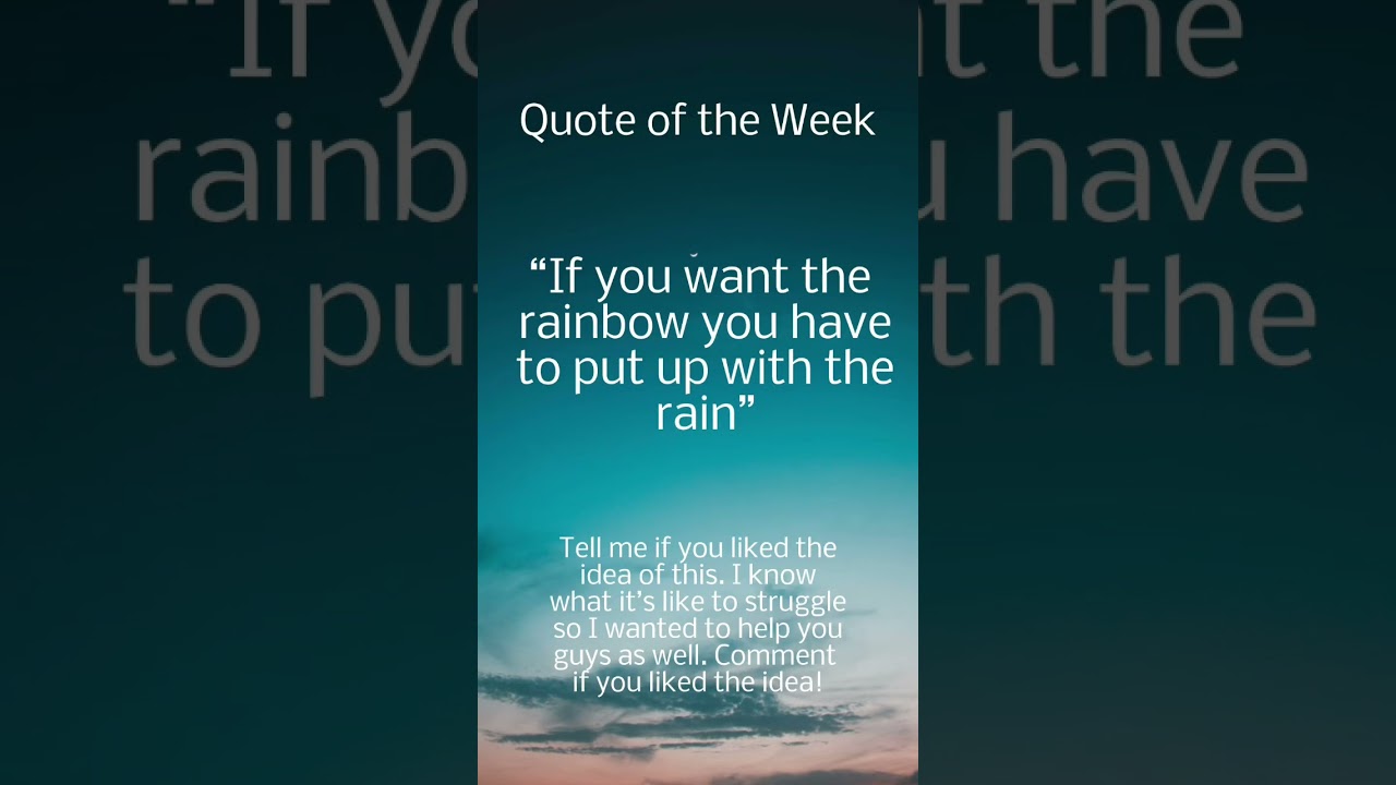 Quote of the Week ✨