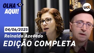 Reinaldo Azevedo ao vivo: Moraes manda prender Carla Zambelli e incluir nome em lista da Interpol