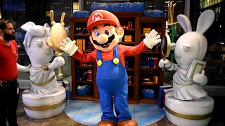 Mario + Rabbids Sparks of Hope Launch Event at Nintendo NY [Grant Kirkhope and Davide Soliani]