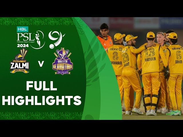 Full Highlights | Peshawar Zalmi vs Quetta Gladiators | Match 25 | HBL PSL 9 | M1Z2U