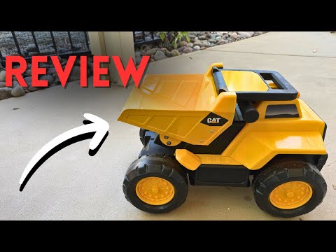 CAT Construction Toys, Play and Ride Steel Dump Truck Review