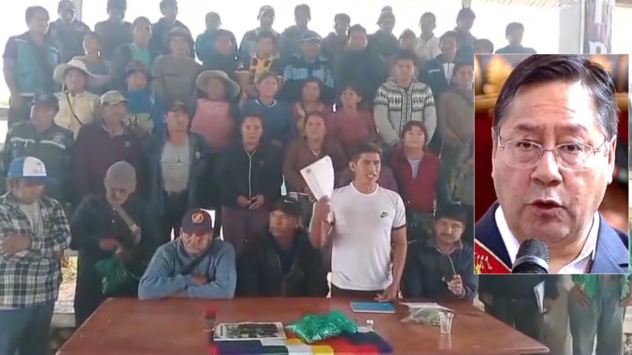 Bolivian Organization from La Paz El Alto orders national blockade until Luis Arce resigns, econo...