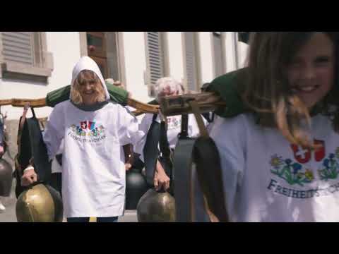 Freies Zeitdokument: 210828 Freiheitstrychler in Brig